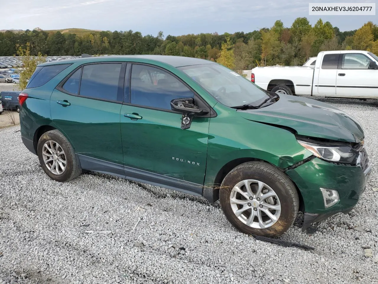 2018 Chevrolet Equinox Ls VIN: 2GNAXHEV3J6204777 Lot: 75966294