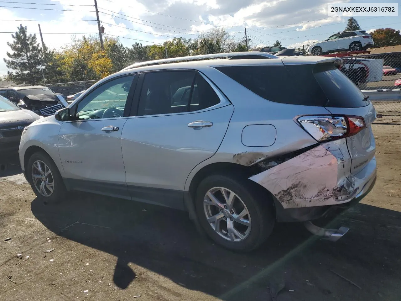 2018 Chevrolet Equinox Lt VIN: 2GNAXKEXXJ6316782 Lot: 76018064