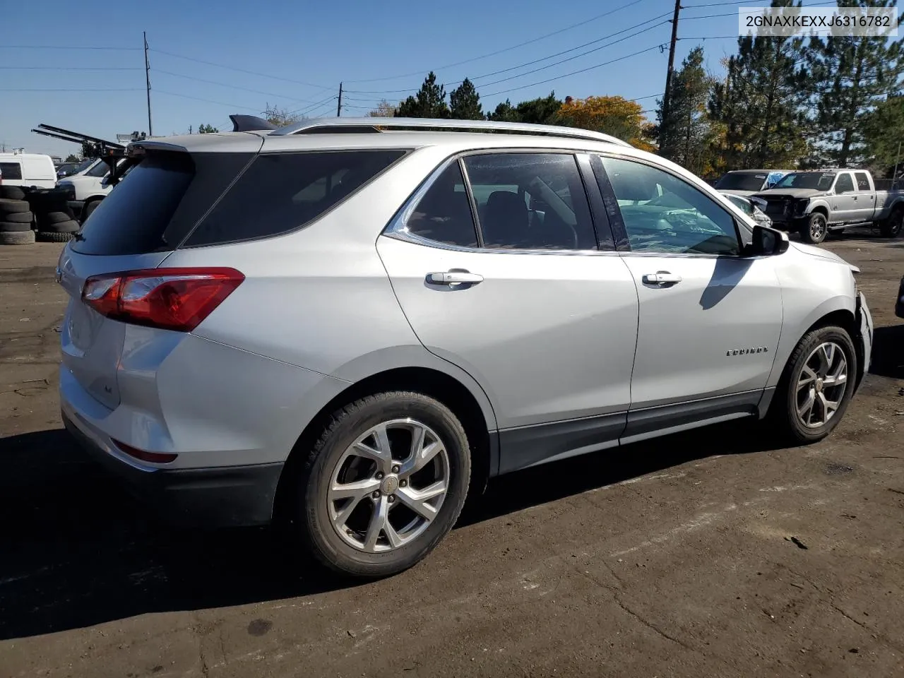 2018 Chevrolet Equinox Lt VIN: 2GNAXKEXXJ6316782 Lot: 76018064