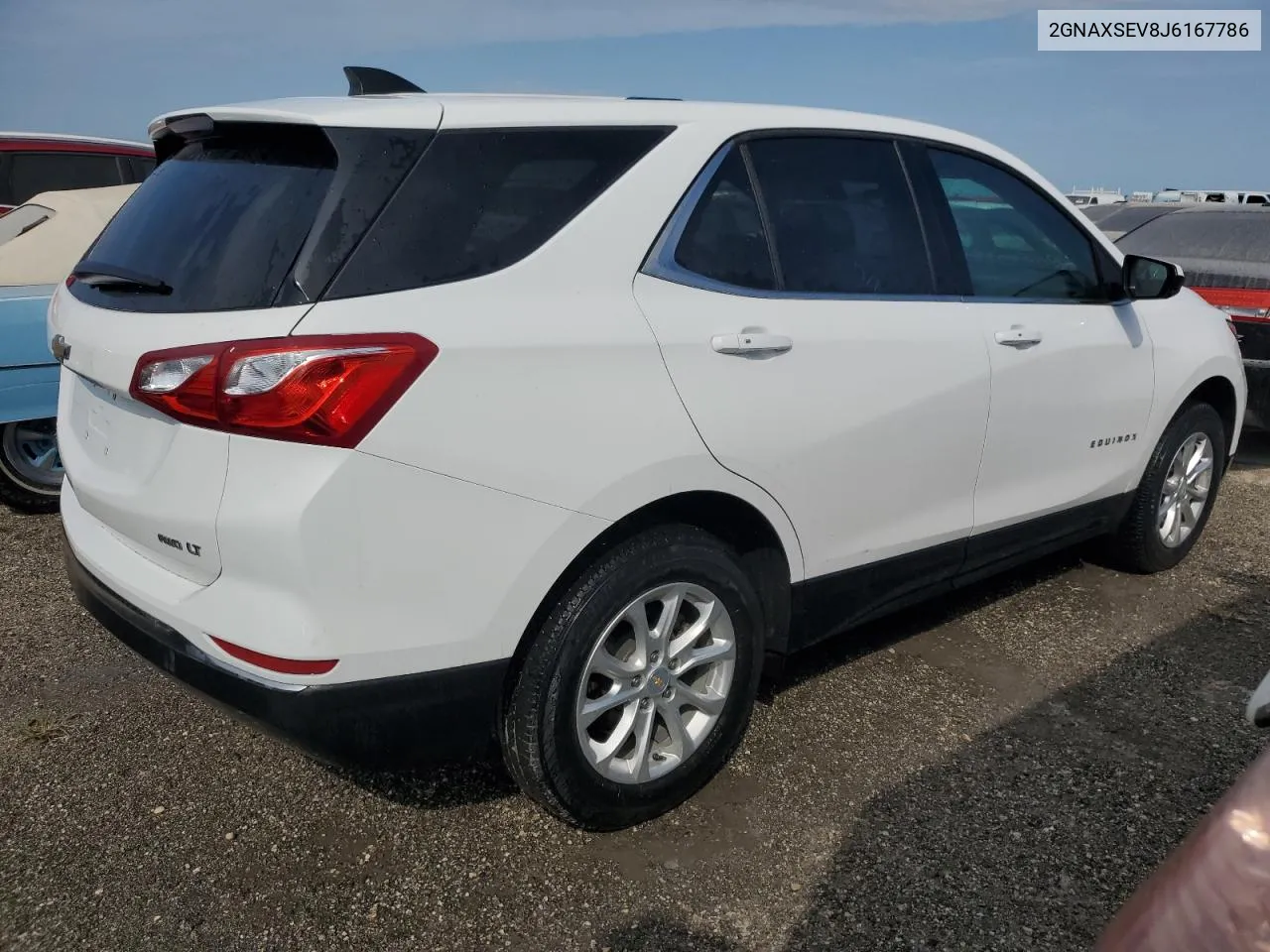 2018 Chevrolet Equinox Lt VIN: 2GNAXSEV8J6167786 Lot: 76024984