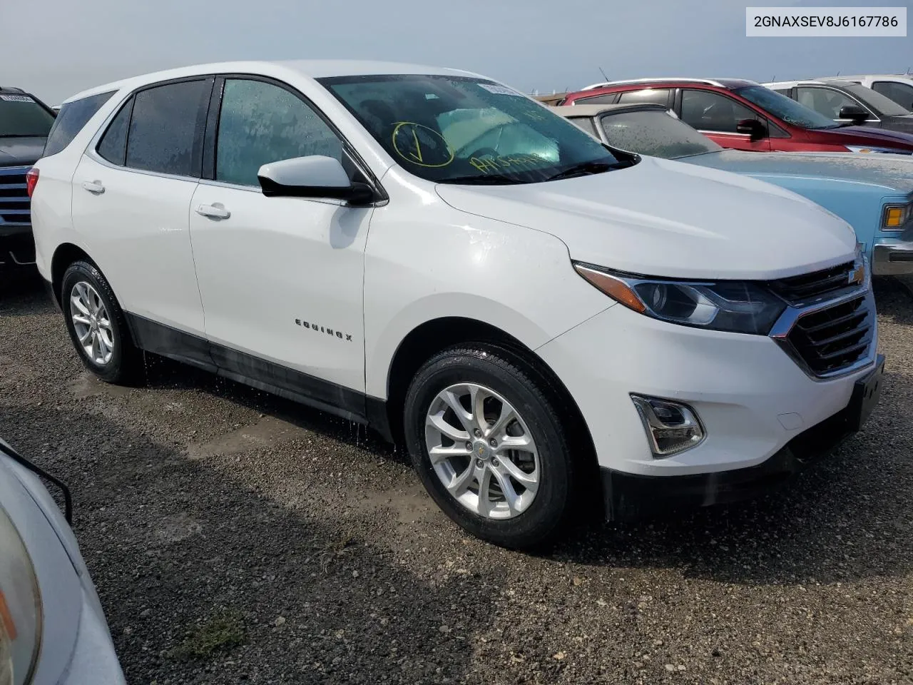 2018 Chevrolet Equinox Lt VIN: 2GNAXSEV8J6167786 Lot: 76024984