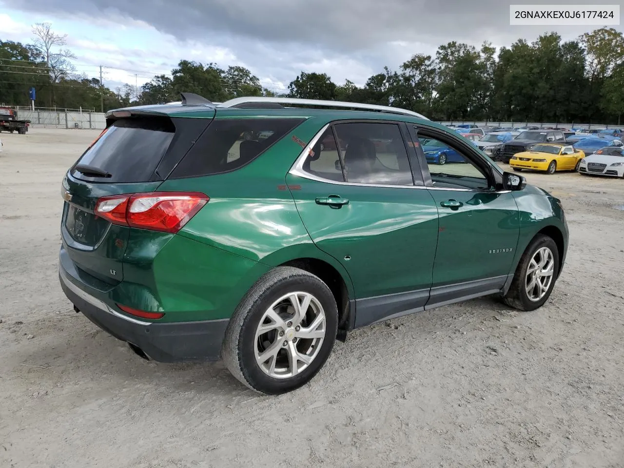 2018 Chevrolet Equinox Lt VIN: 2GNAXKEX0J6177424 Lot: 76027774