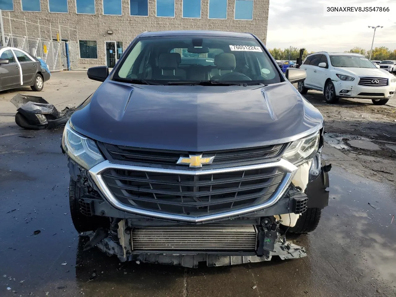 2018 Chevrolet Equinox Ls VIN: 3GNAXREV8JS547866 Lot: 76051224