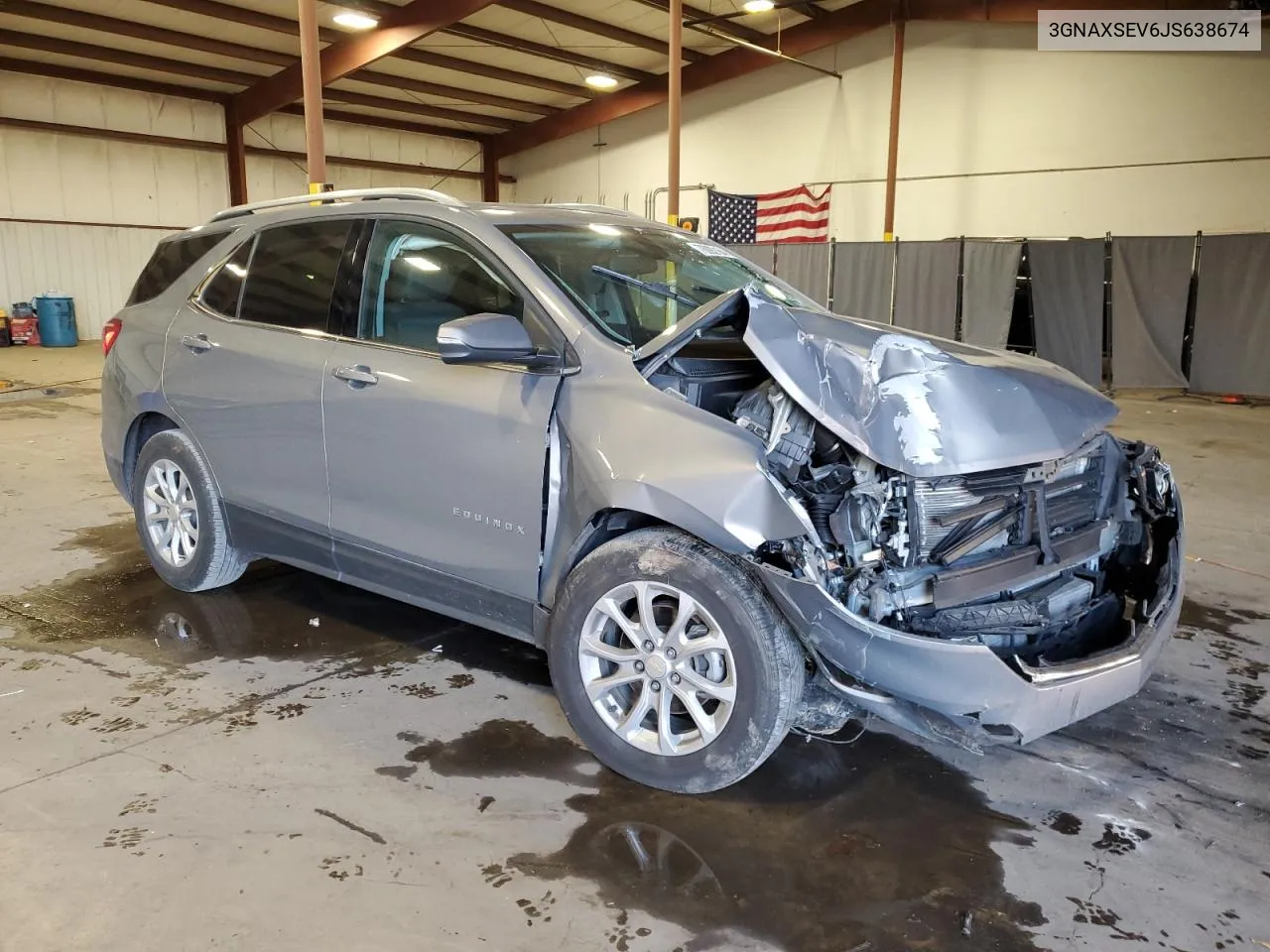 2018 Chevrolet Equinox Lt VIN: 3GNAXSEV6JS638674 Lot: 76092164