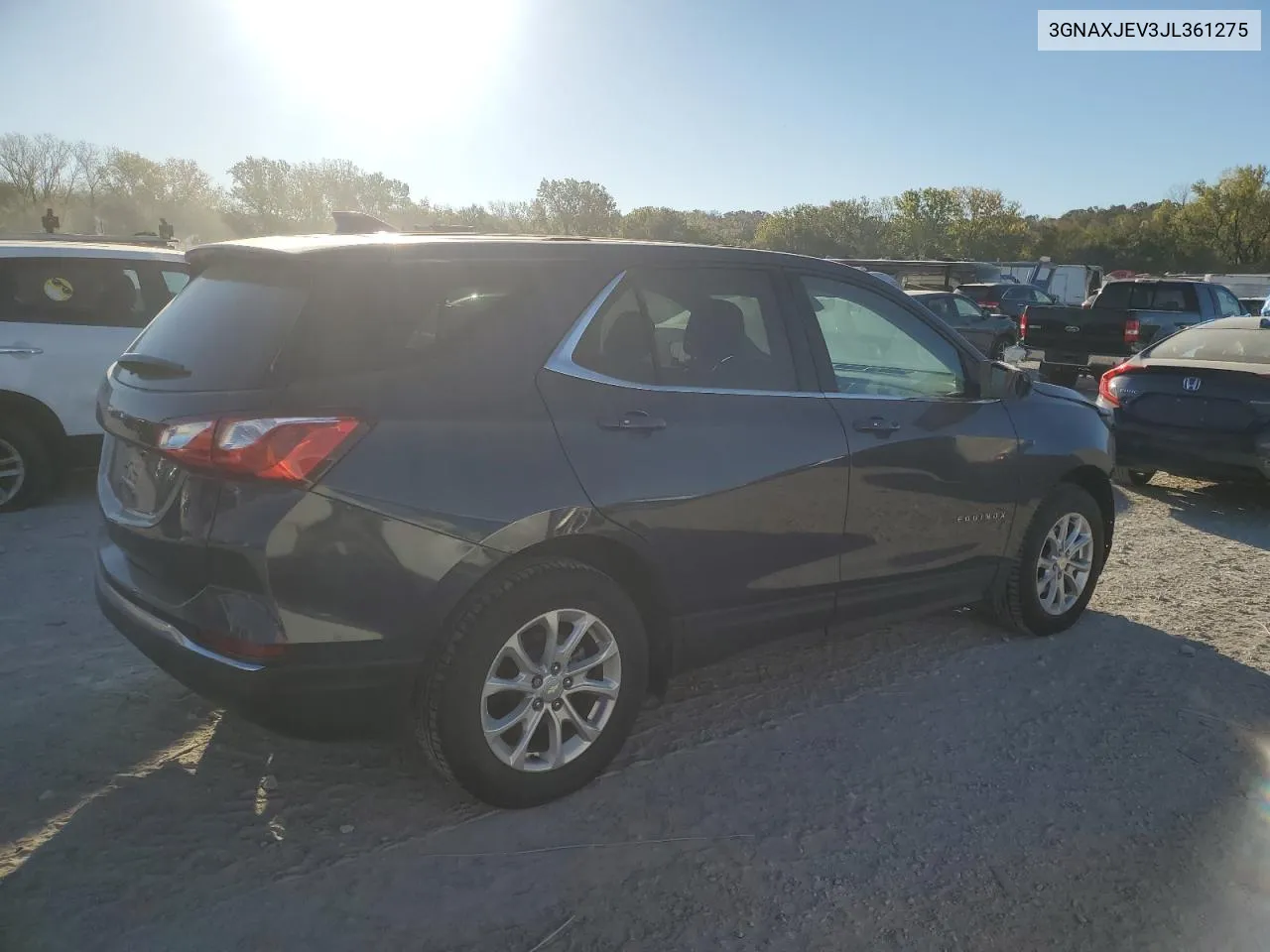 2018 Chevrolet Equinox Lt VIN: 3GNAXJEV3JL361275 Lot: 76110674