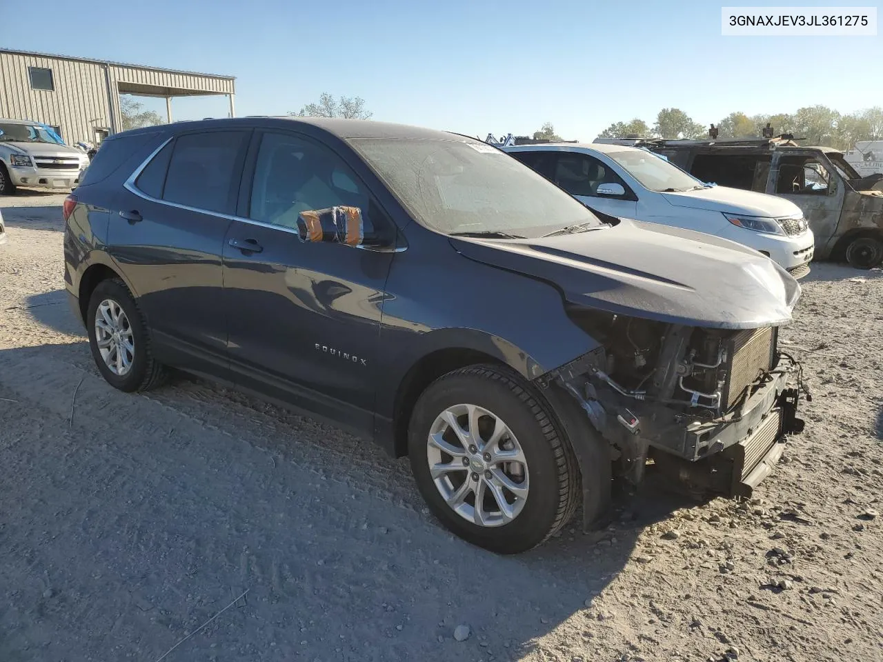 2018 Chevrolet Equinox Lt VIN: 3GNAXJEV3JL361275 Lot: 76110674