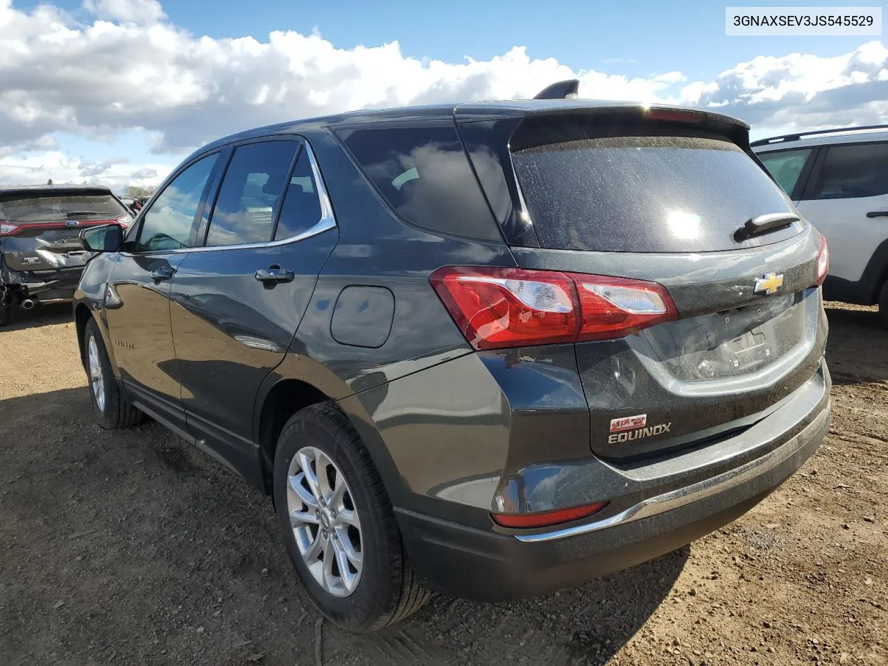 2018 Chevrolet Equinox Lt VIN: 3GNAXSEV3JS545529 Lot: 76119834