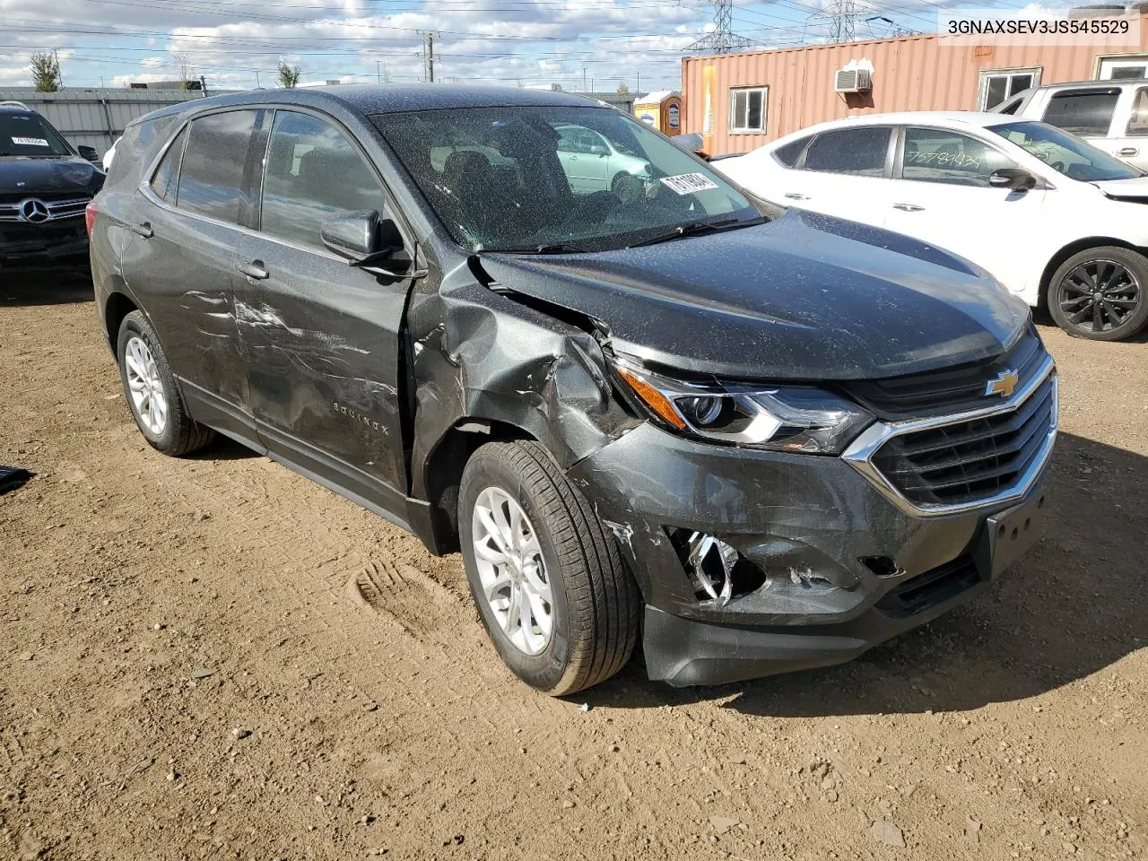 2018 Chevrolet Equinox Lt VIN: 3GNAXSEV3JS545529 Lot: 76119834