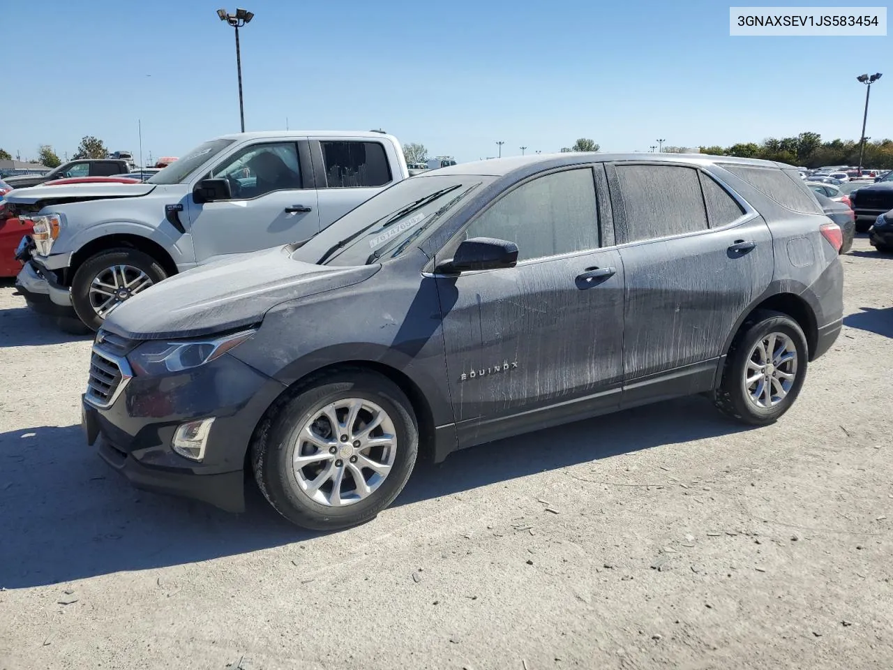 2018 Chevrolet Equinox Lt VIN: 3GNAXSEV1JS583454 Lot: 76147654