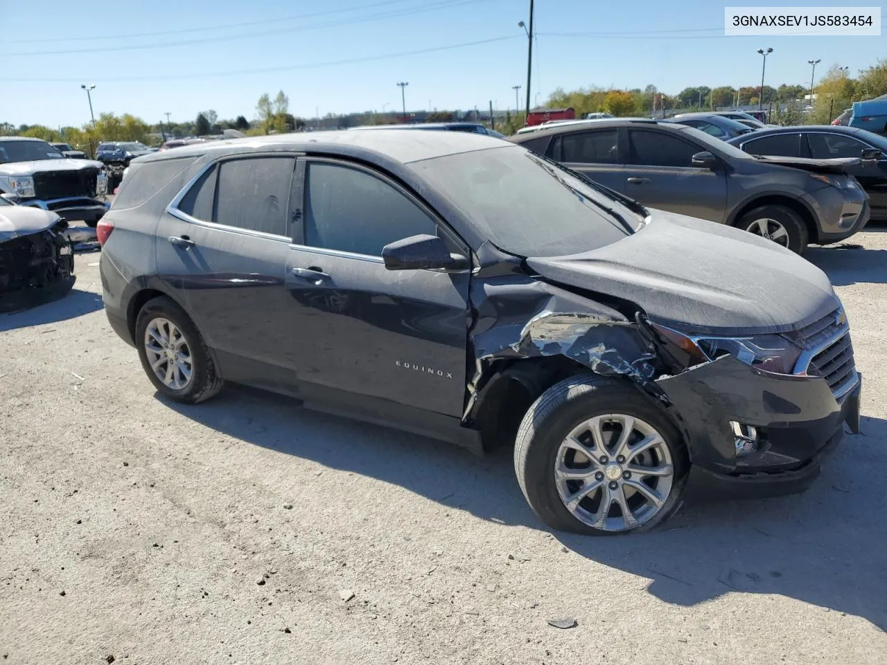 2018 Chevrolet Equinox Lt VIN: 3GNAXSEV1JS583454 Lot: 76147654