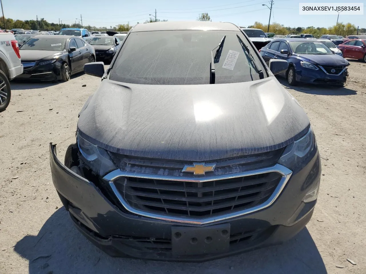 2018 Chevrolet Equinox Lt VIN: 3GNAXSEV1JS583454 Lot: 76147654