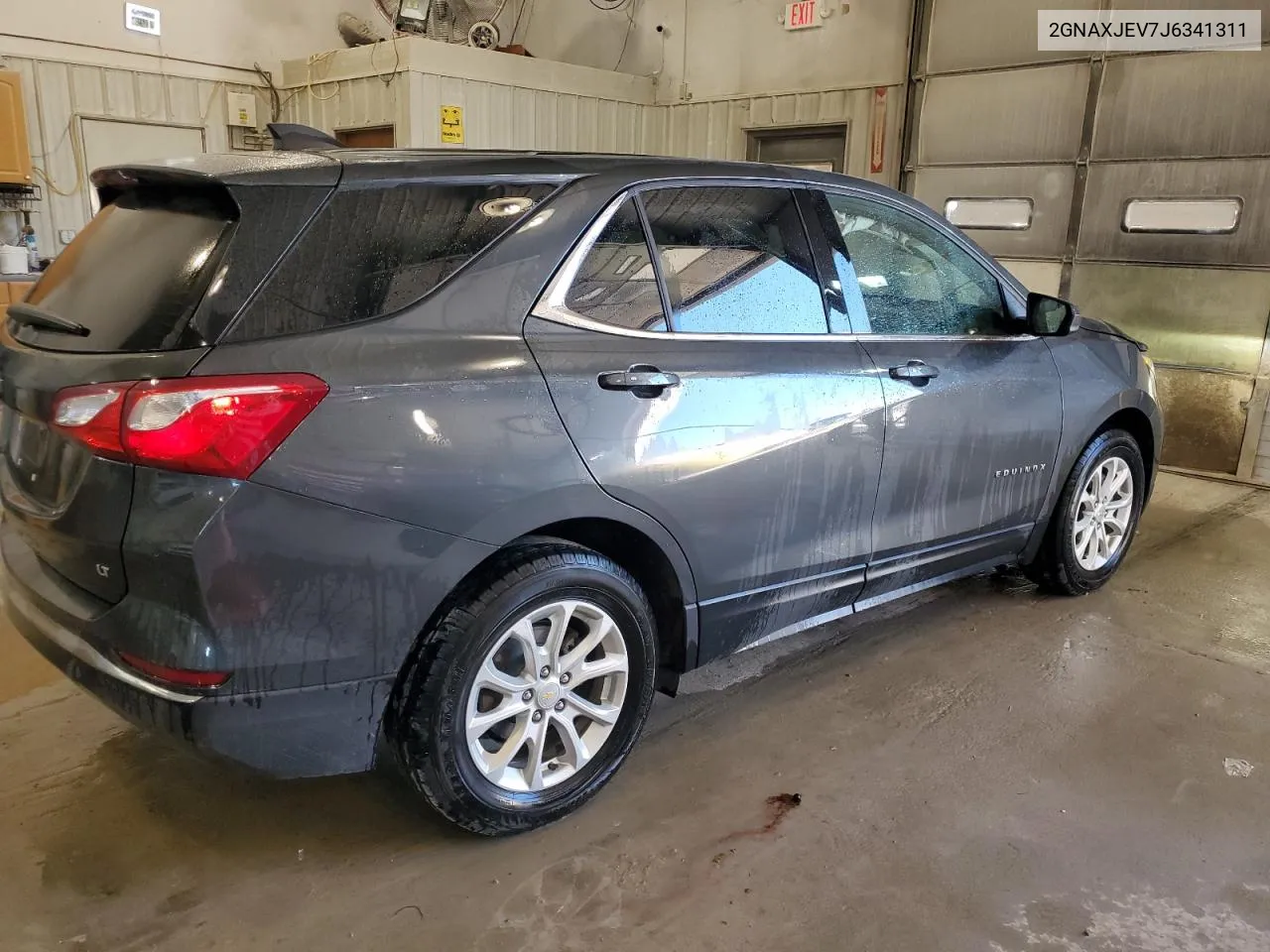 2018 Chevrolet Equinox Lt VIN: 2GNAXJEV7J6341311 Lot: 76180114