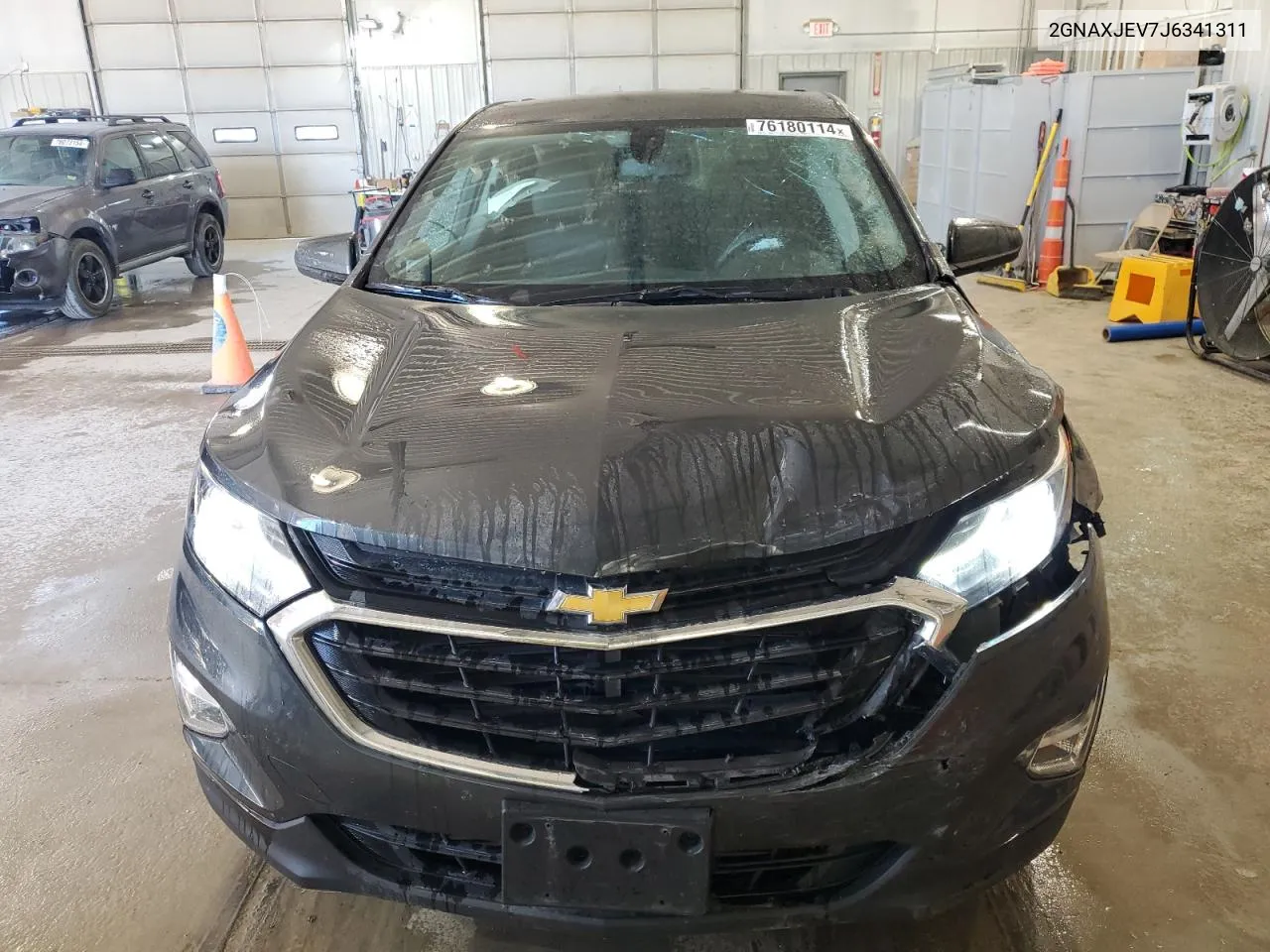 2018 Chevrolet Equinox Lt VIN: 2GNAXJEV7J6341311 Lot: 76180114