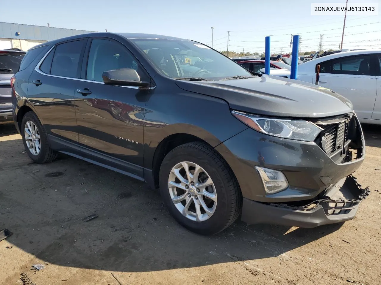 2018 Chevrolet Equinox Lt VIN: 2GNAXJEVXJ6139143 Lot: 76205374