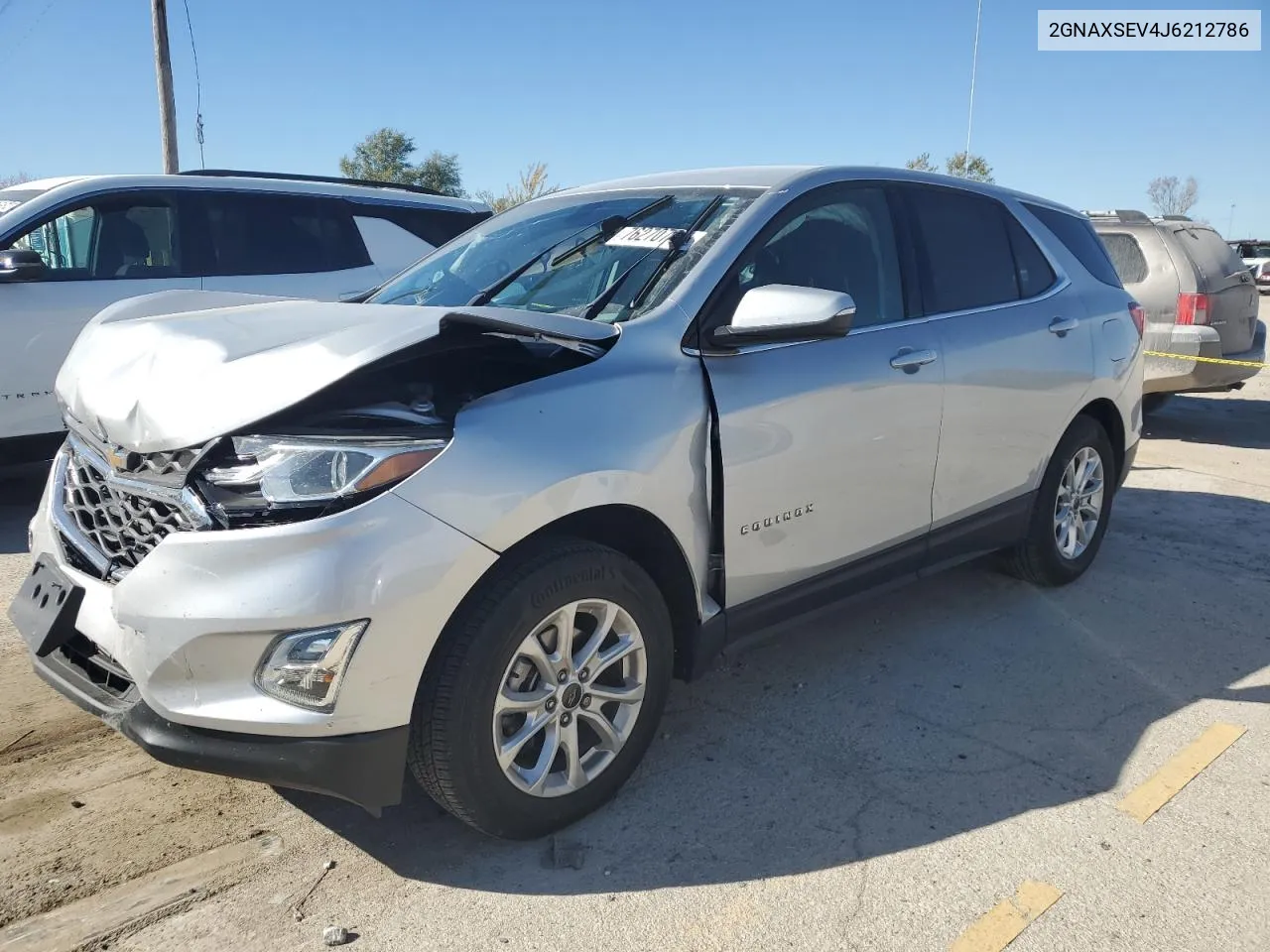 2018 Chevrolet Equinox Lt VIN: 2GNAXSEV4J6212786 Lot: 76270744