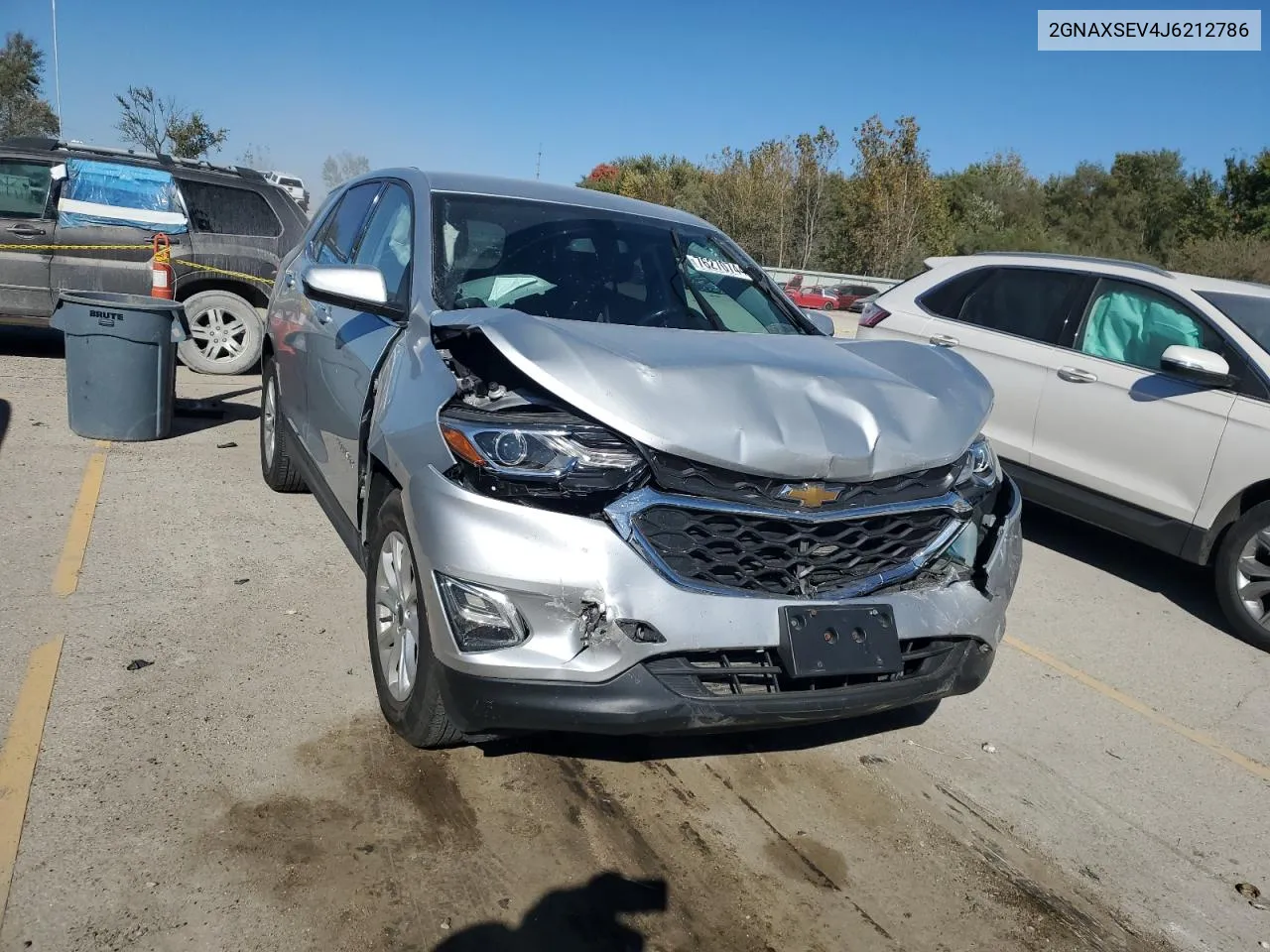 2018 Chevrolet Equinox Lt VIN: 2GNAXSEV4J6212786 Lot: 76270744