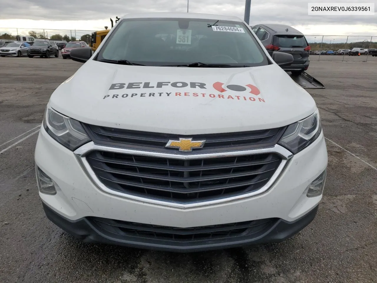 2018 Chevrolet Equinox Ls VIN: 2GNAXREV0J6339561 Lot: 76284694