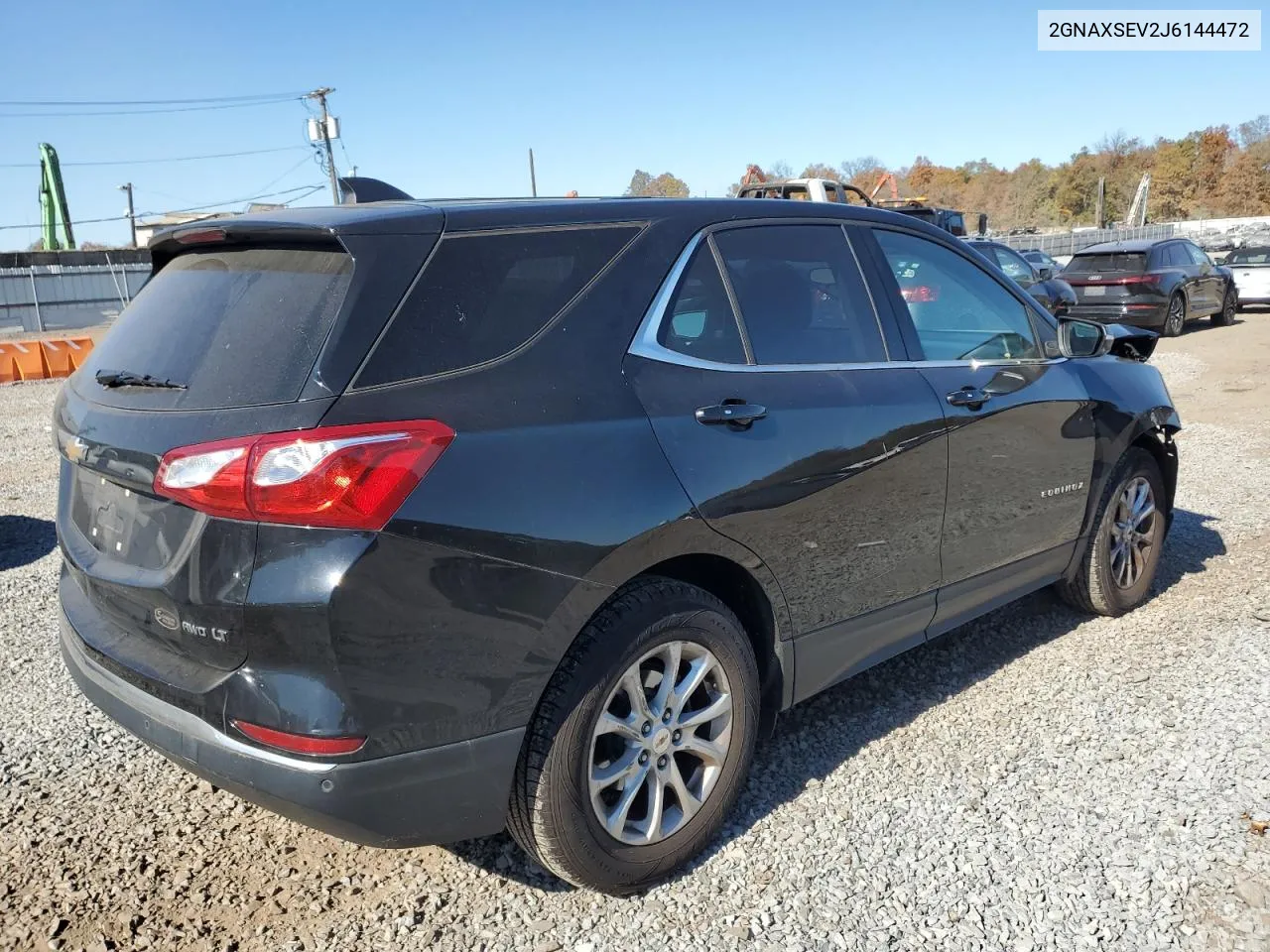 2018 Chevrolet Equinox Lt VIN: 2GNAXSEV2J6144472 Lot: 76291994