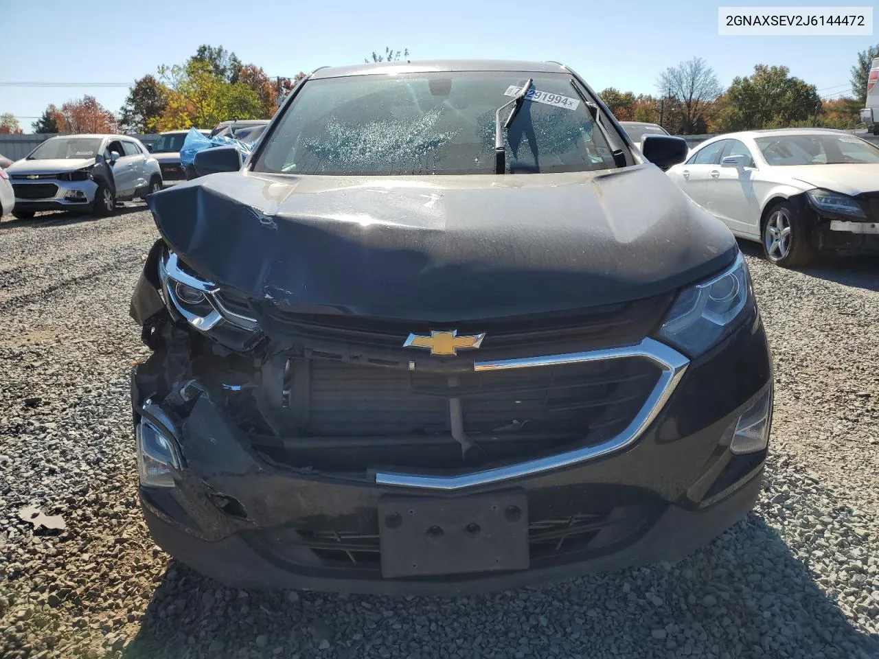 2018 Chevrolet Equinox Lt VIN: 2GNAXSEV2J6144472 Lot: 76291994