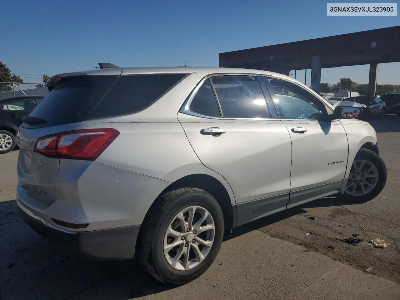 2018 Chevrolet Equinox Lt VIN: 3GNAXSEVXJL323905 Lot: 76329244