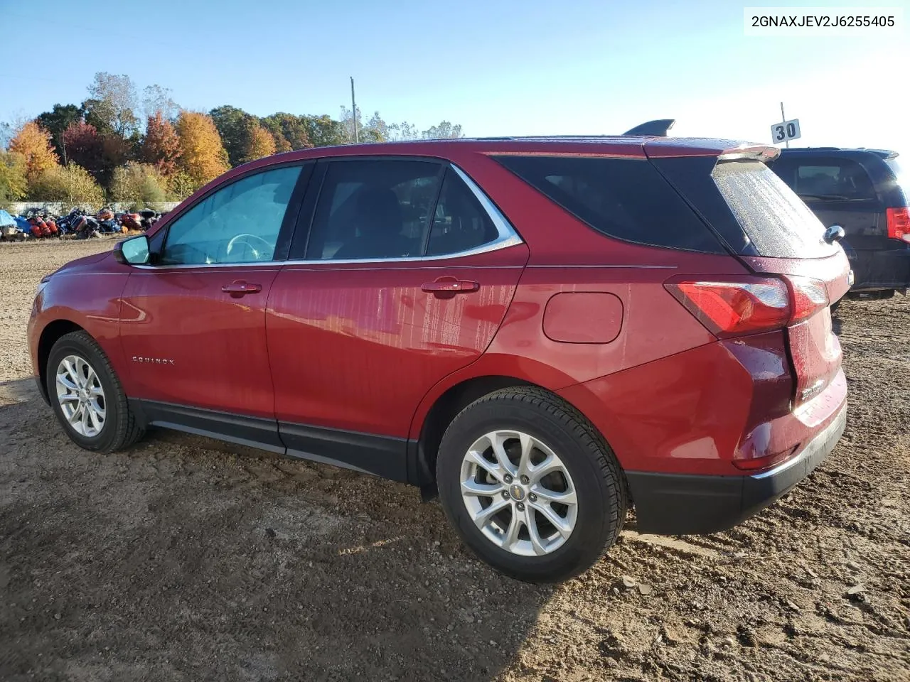 2018 Chevrolet Equinox Lt VIN: 2GNAXJEV2J6255405 Lot: 76373034