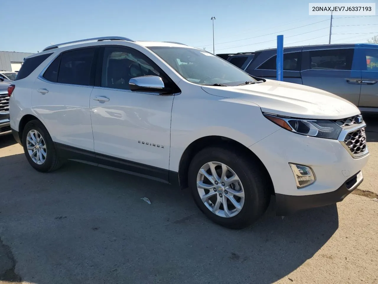 2018 Chevrolet Equinox Lt VIN: 2GNAXJEV7J6337193 Lot: 76373794