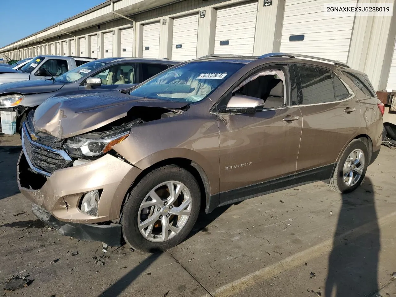 2018 Chevrolet Equinox Lt VIN: 2GNAXKEX9J6288019 Lot: 76373864