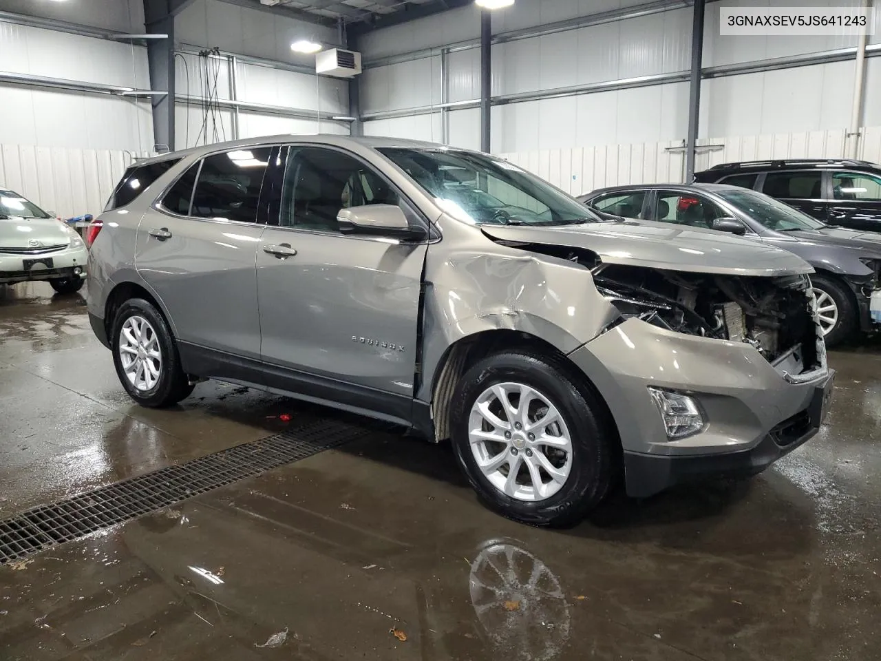 2018 Chevrolet Equinox Lt VIN: 3GNAXSEV5JS641243 Lot: 76385414