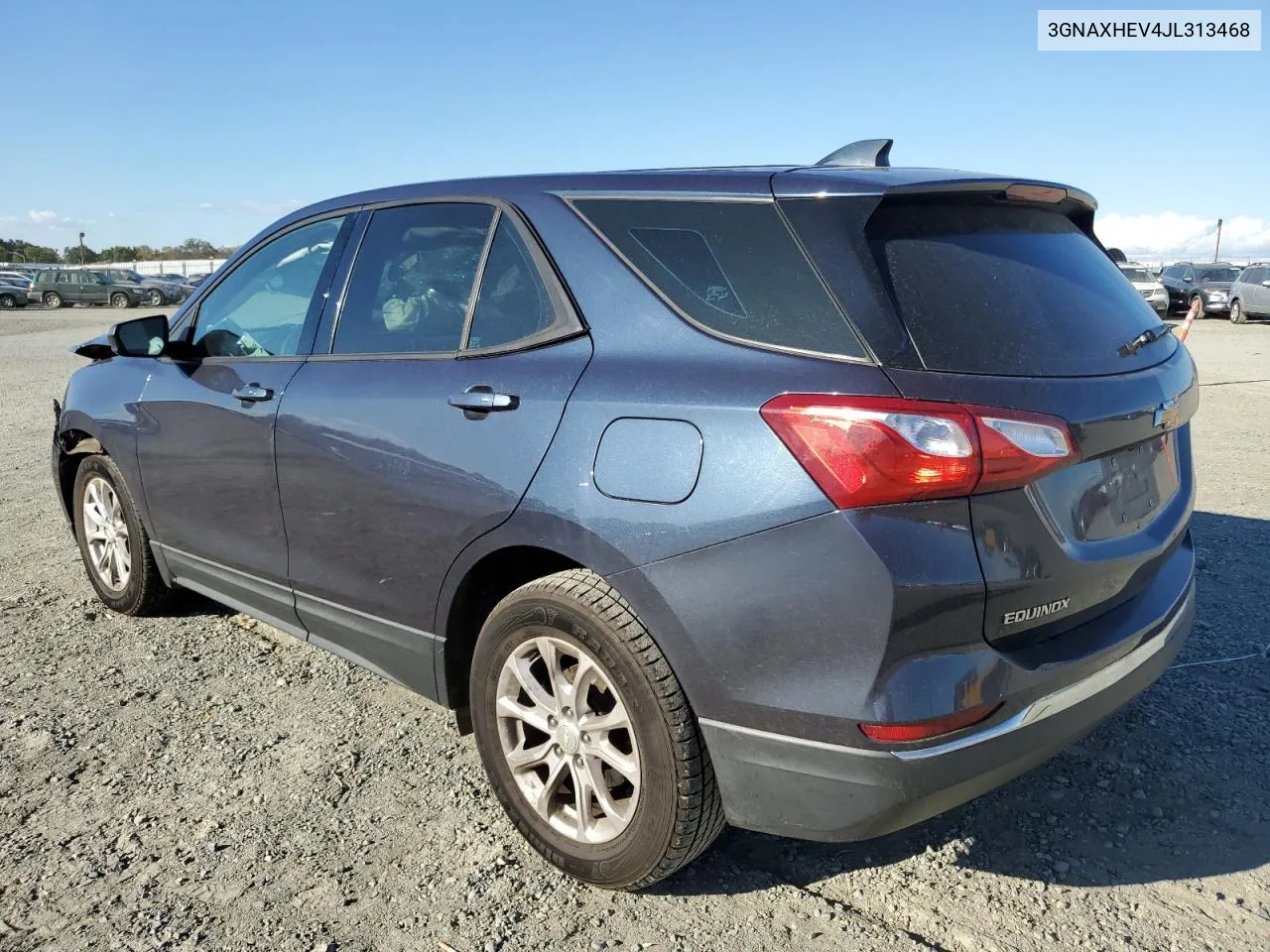 2018 Chevrolet Equinox Ls VIN: 3GNAXHEV4JL313468 Lot: 76420094