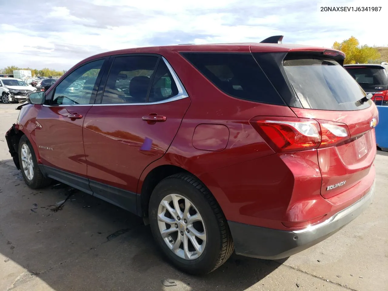 2018 Chevrolet Equinox Lt VIN: 2GNAXSEV1J6341987 Lot: 76447874