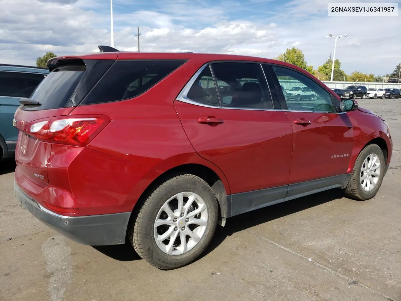 2018 Chevrolet Equinox Lt VIN: 2GNAXSEV1J6341987 Lot: 76447874