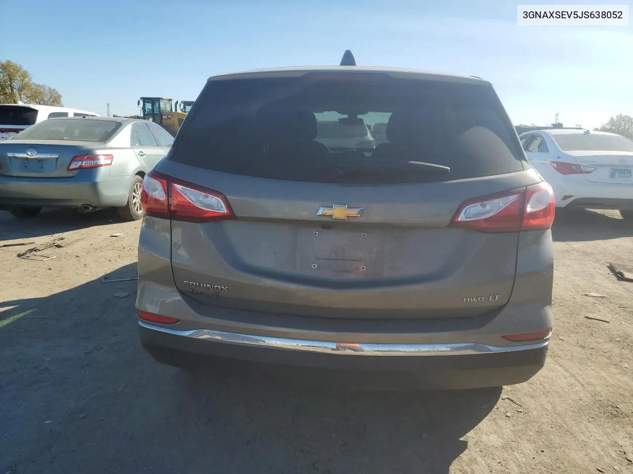 2018 Chevrolet Equinox Lt VIN: 3GNAXSEV5JS638052 Lot: 76473234