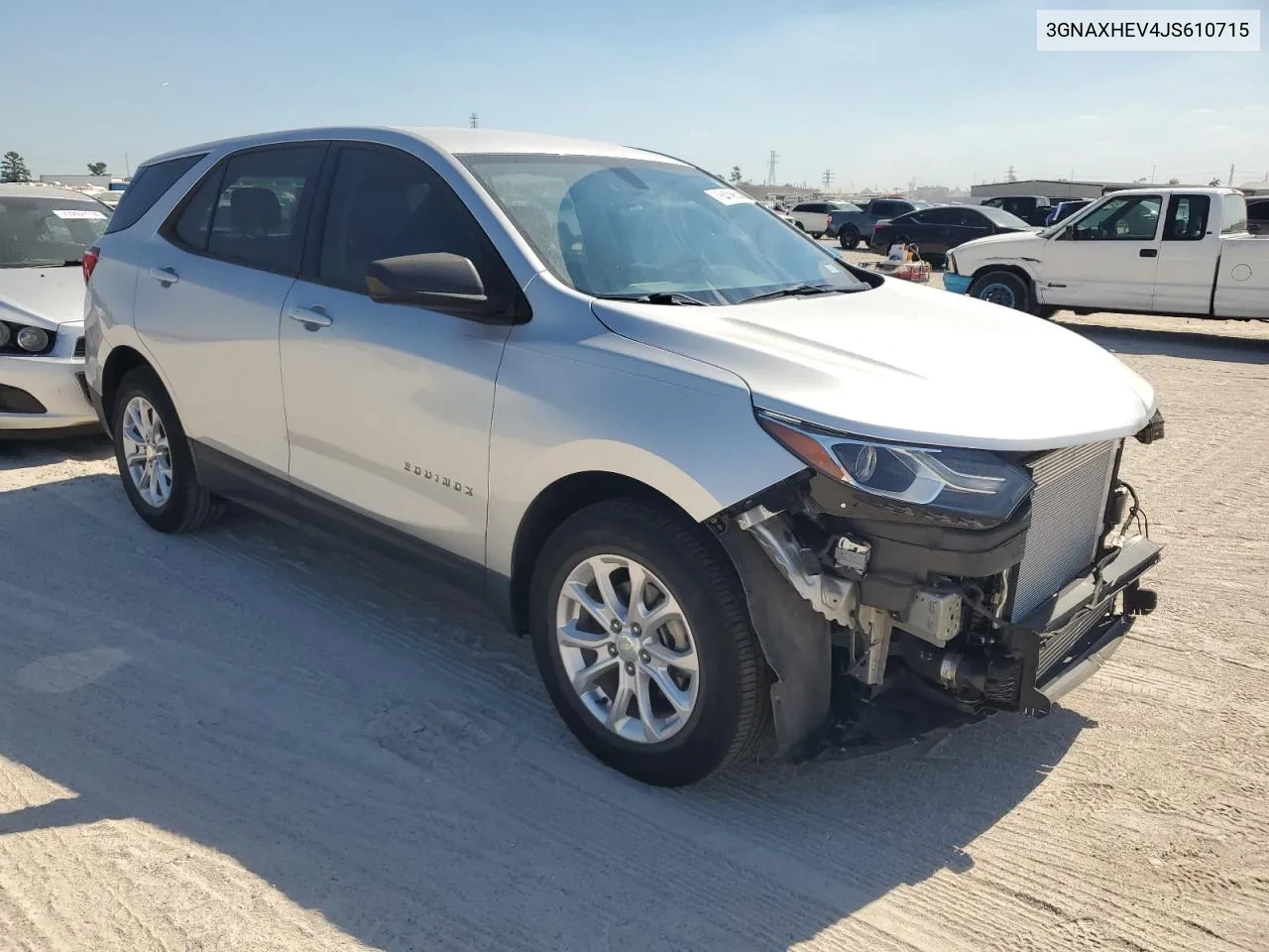 2018 Chevrolet Equinox Ls VIN: 3GNAXHEV4JS610715 Lot: 76479634