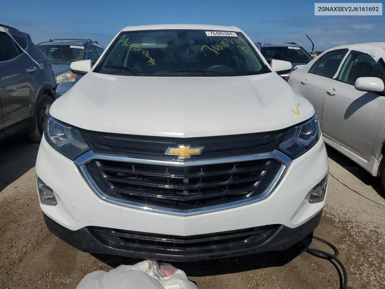 2018 Chevrolet Equinox Lt VIN: 2GNAXSEV2J6161692 Lot: 76485384