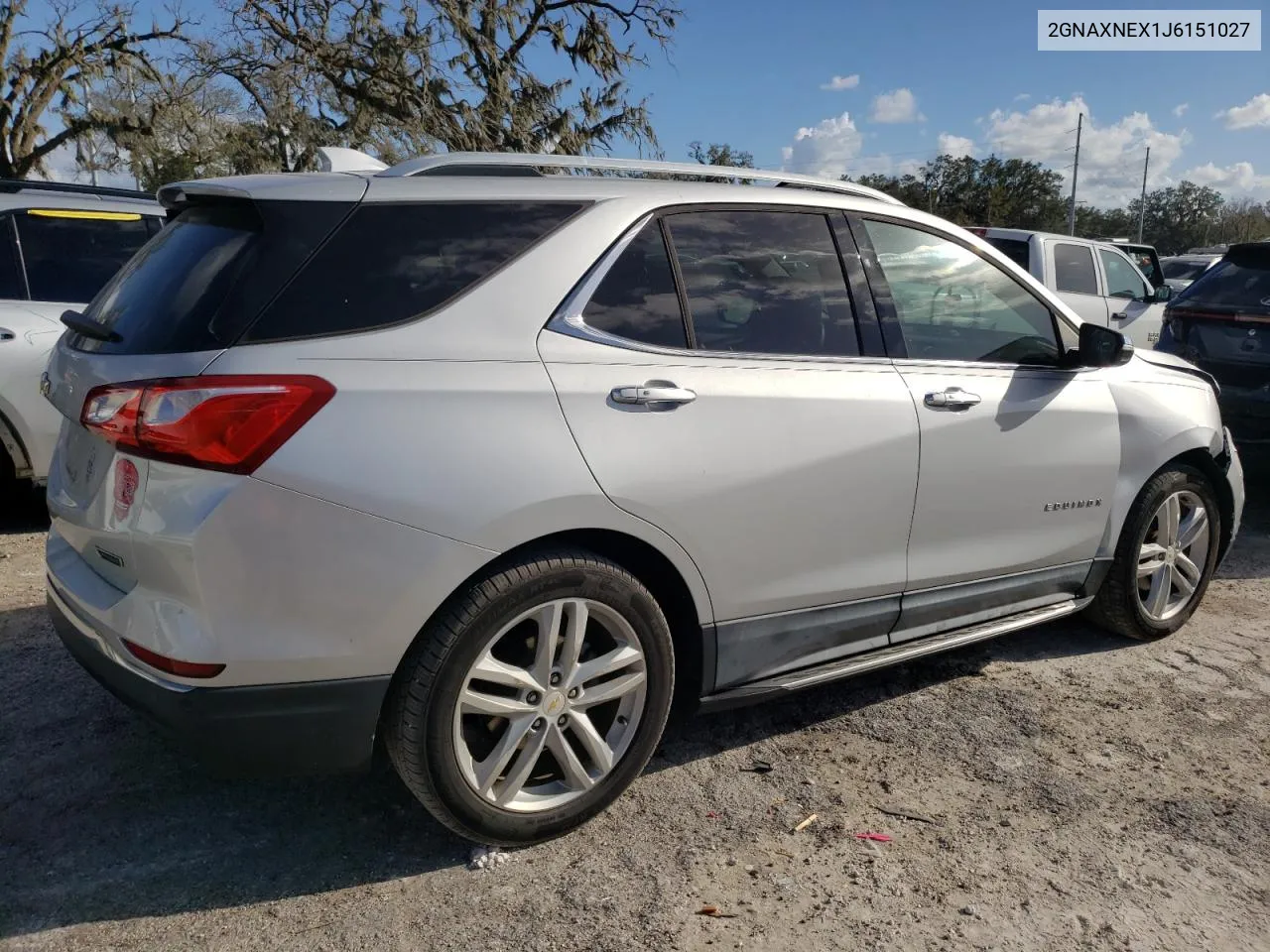 2018 Chevrolet Equinox Premier VIN: 2GNAXNEX1J6151027 Lot: 76504004