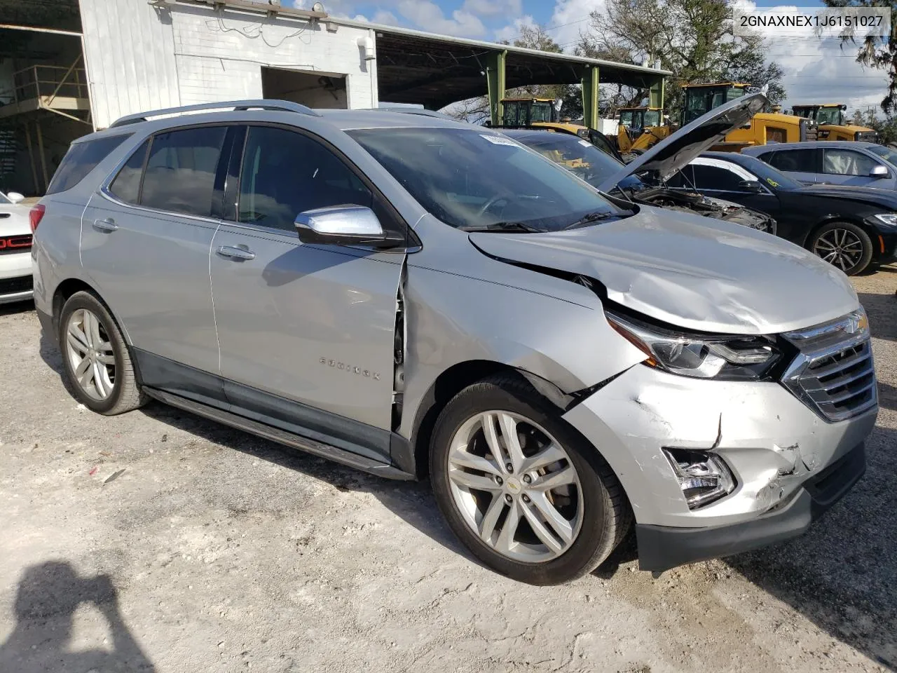 2018 Chevrolet Equinox Premier VIN: 2GNAXNEX1J6151027 Lot: 76504004