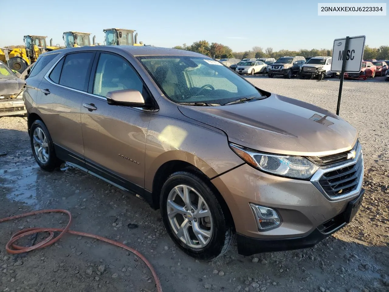 2018 Chevrolet Equinox Lt VIN: 2GNAXKEX0J6223334 Lot: 76513914