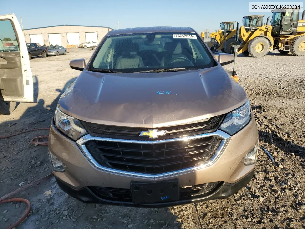 2018 Chevrolet Equinox Lt VIN: 2GNAXKEX0J6223334 Lot: 76513914