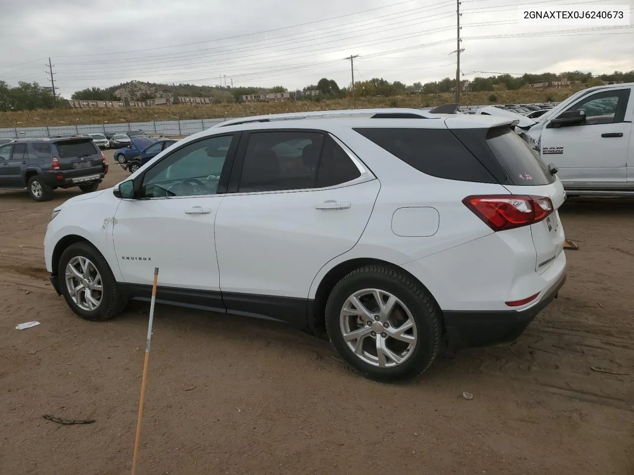 2018 Chevrolet Equinox Lt VIN: 2GNAXTEX0J6240673 Lot: 76514104