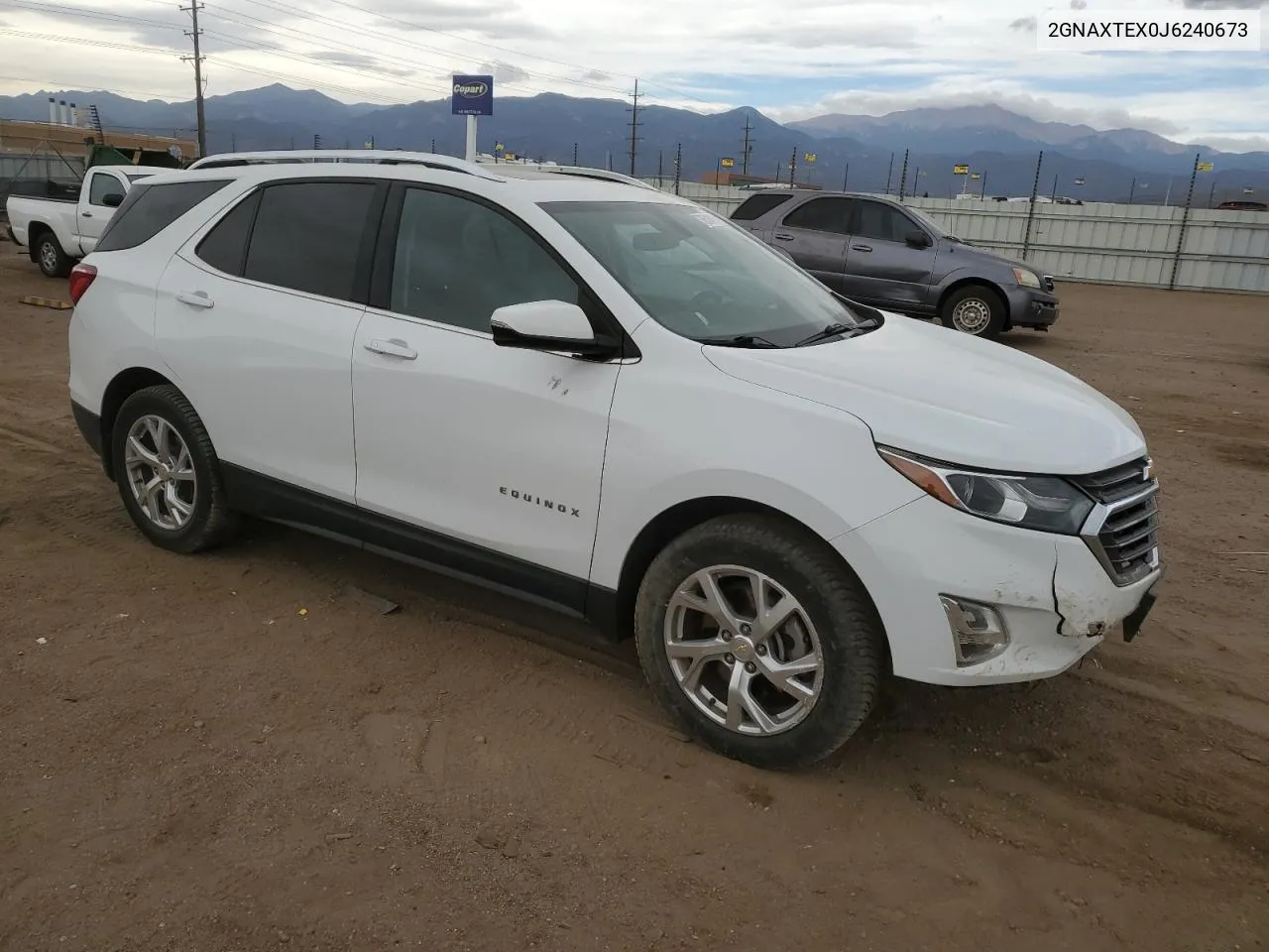 2018 Chevrolet Equinox Lt VIN: 2GNAXTEX0J6240673 Lot: 76514104