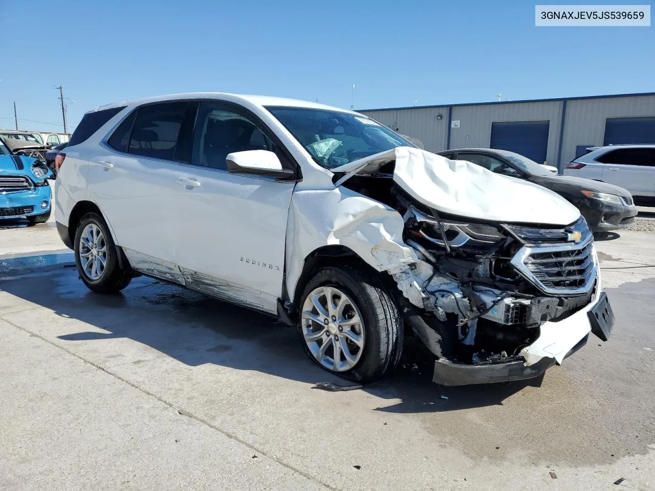 2018 Chevrolet Equinox Lt VIN: 3GNAXJEV5JS539659 Lot: 76516504