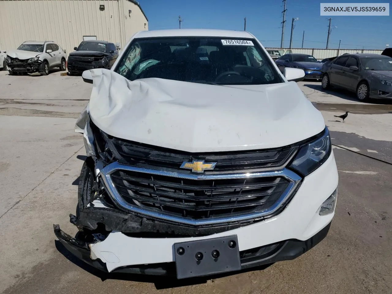 2018 Chevrolet Equinox Lt VIN: 3GNAXJEV5JS539659 Lot: 76516504