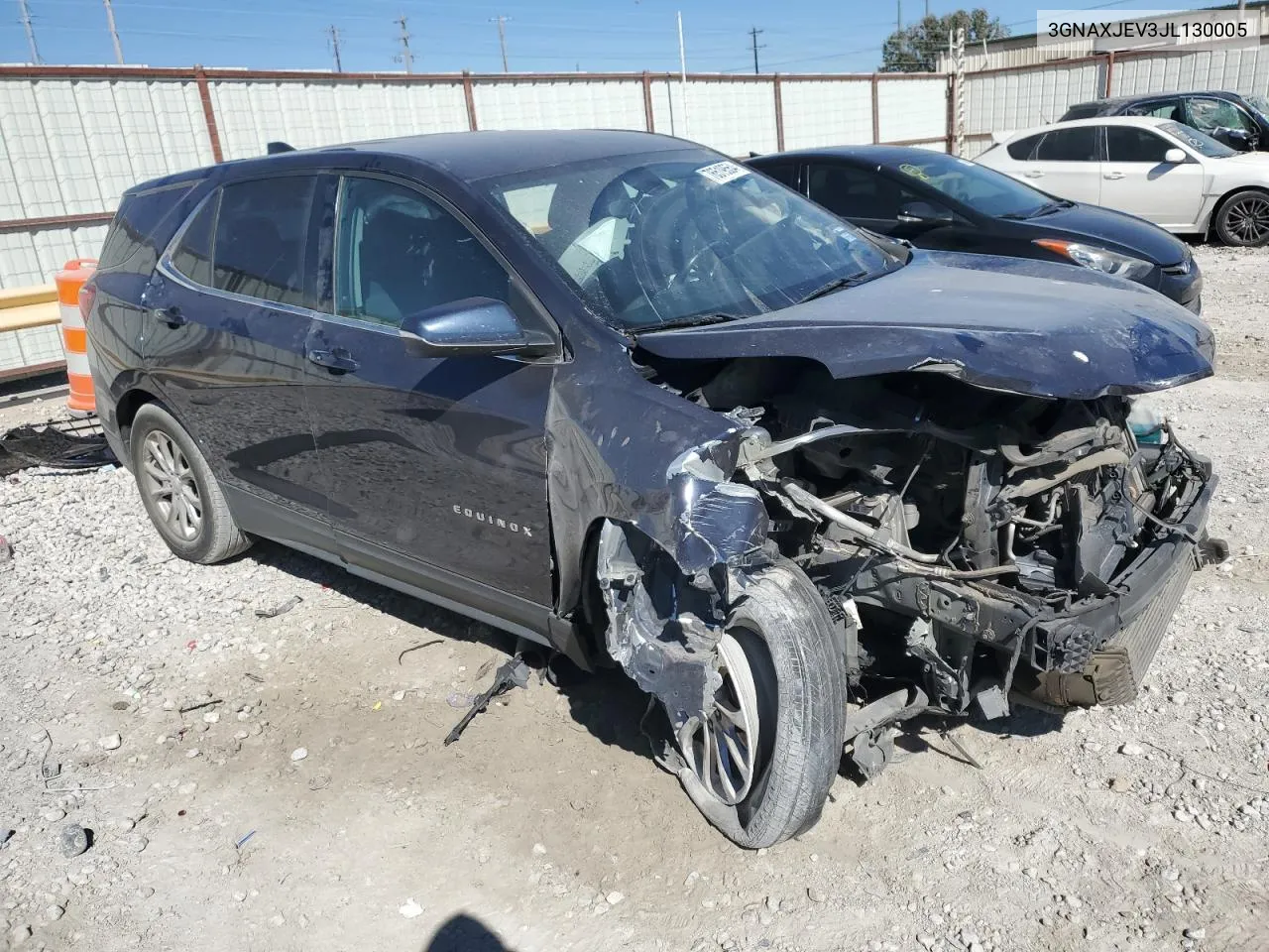 2018 Chevrolet Equinox Lt VIN: 3GNAXJEV3JL130005 Lot: 76519554