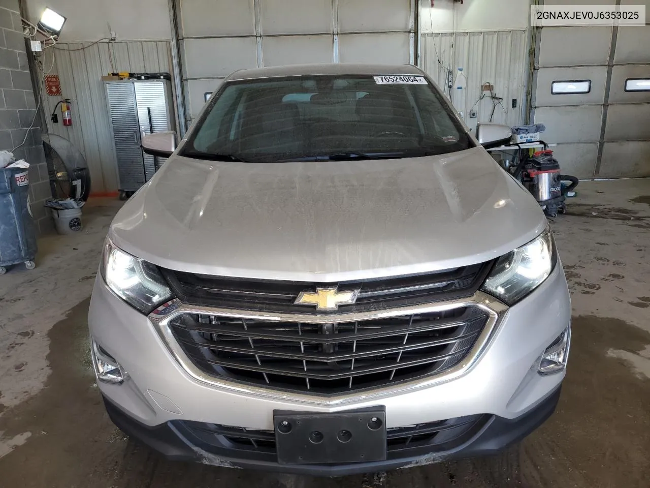 2018 Chevrolet Equinox Lt VIN: 2GNAXJEV0J6353025 Lot: 76524064