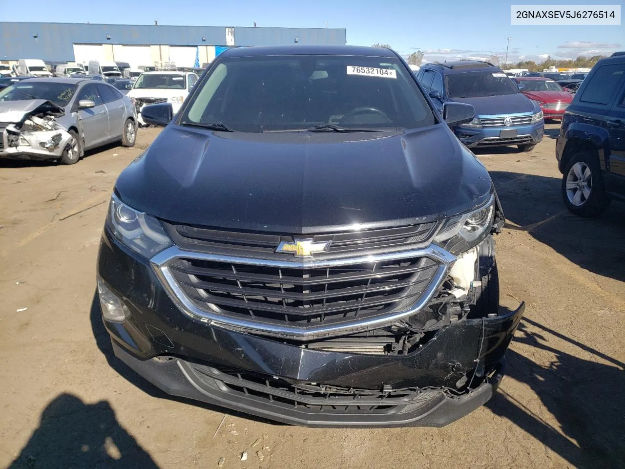 2018 Chevrolet Equinox Lt VIN: 2GNAXSEV5J6276514 Lot: 76532104