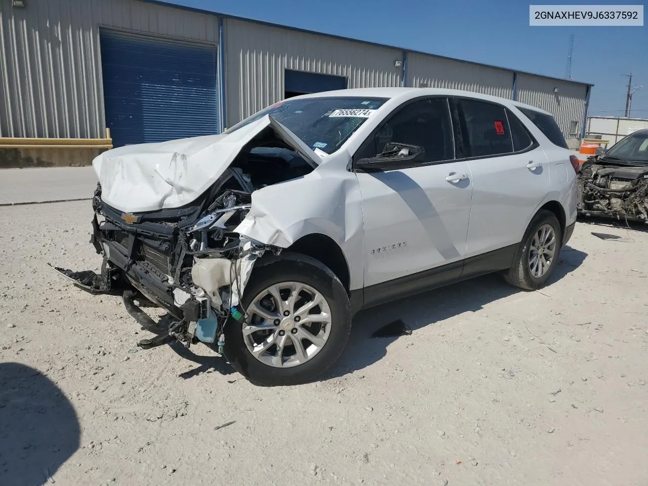 2018 Chevrolet Equinox Ls VIN: 2GNAXHEV9J6337592 Lot: 76556274