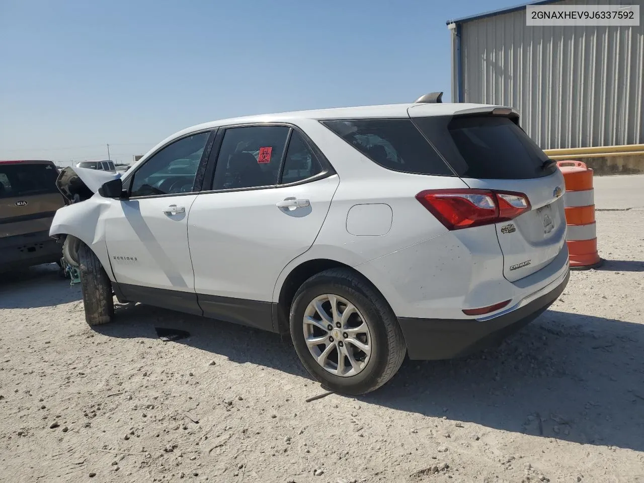 2018 Chevrolet Equinox Ls VIN: 2GNAXHEV9J6337592 Lot: 76556274