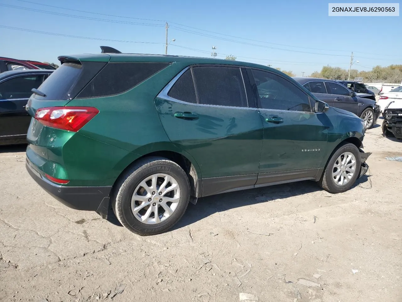 2018 Chevrolet Equinox Lt VIN: 2GNAXJEV8J6290563 Lot: 76561554