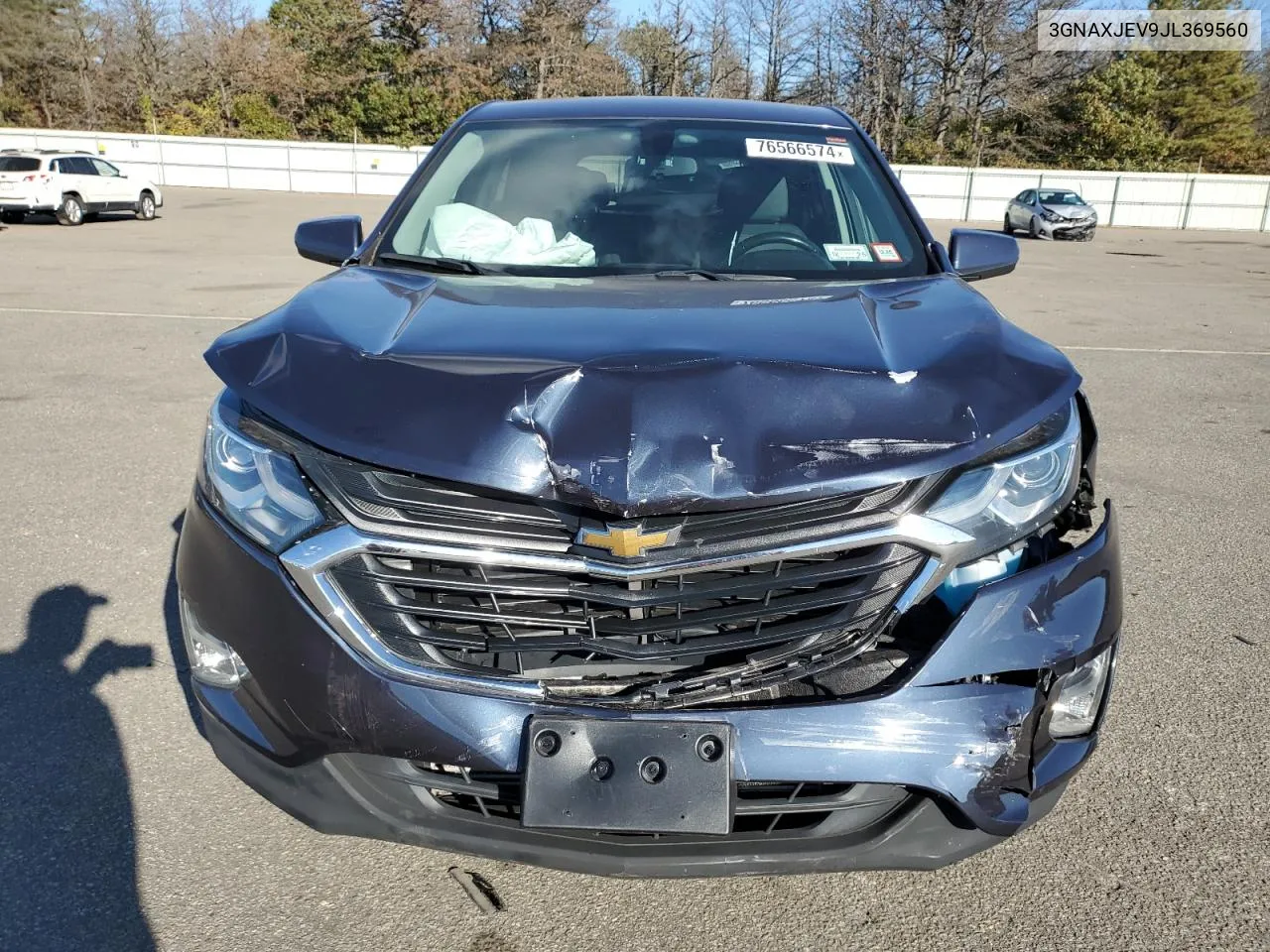 2018 Chevrolet Equinox Lt VIN: 3GNAXJEV9JL369560 Lot: 76566574