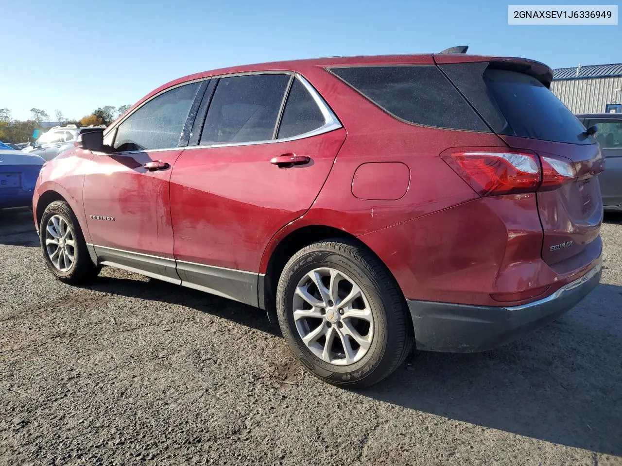 2018 Chevrolet Equinox Lt VIN: 2GNAXSEV1J6336949 Lot: 76574934